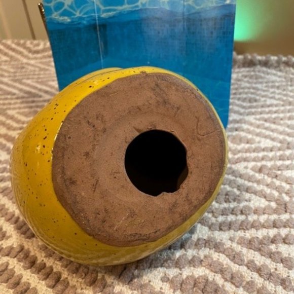 Glazed Pottery Yellow Duck Bookend - Picture 4 of 9